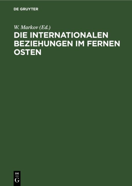 Internationalen Beziehungen im Fernen Osten