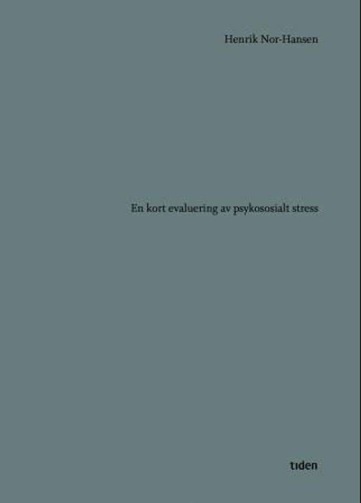 En kort evaluering av psykososialt stress - roman