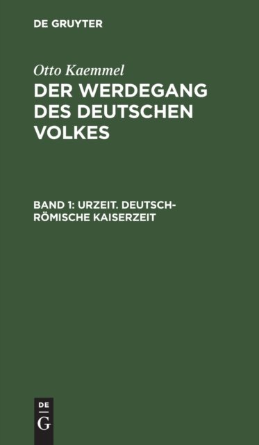 Urzeit. Deutsch-Romische Kaiserzeit