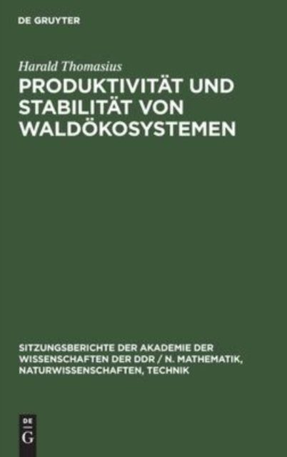 Produktivitat Und Stabilitat Von Waldokosystemen