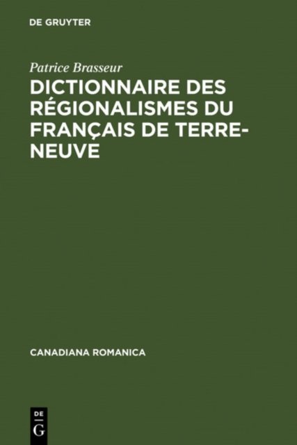 Dictionnaire des régionalismes du français de Terre-Neuve