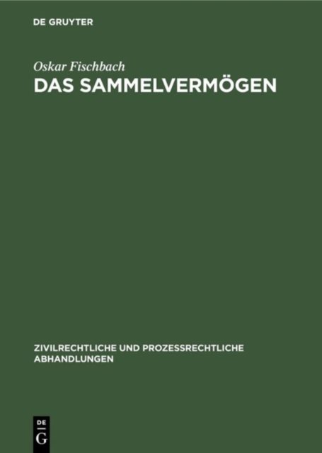 Das Sammelvermogen