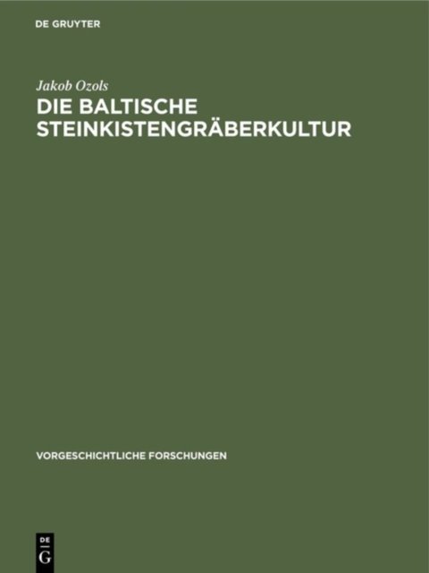 Die baltische Steinkistengraberkultur