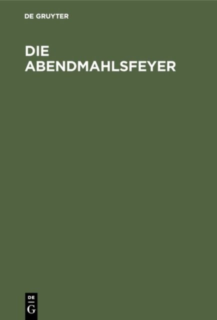 Abendmahlsfeyer
