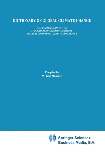Dictionary of Global Climate Change