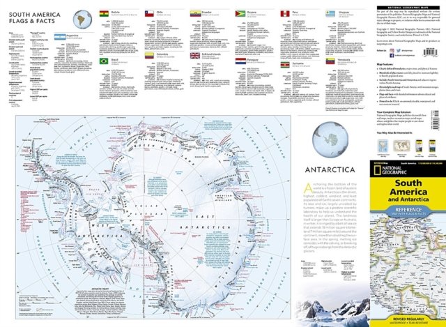 South America and Antarctica Map