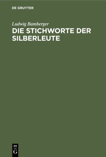 Die Stichworte Der Silberleute