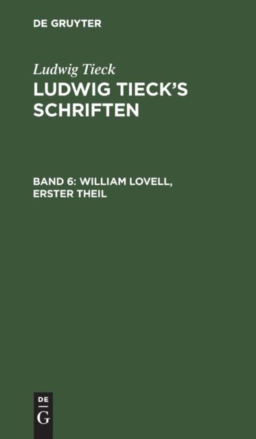 William Lovell, Erster Theil