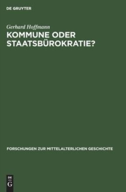 Kommune Oder Staatsburokratie?