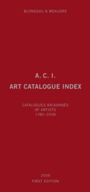 A.C.I., Art Catalogue Index