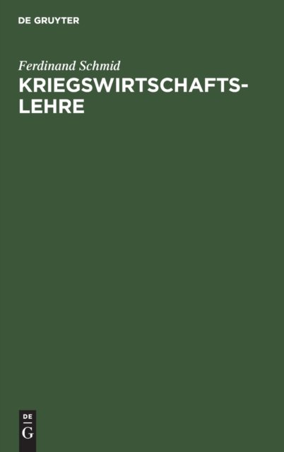Kriegswirtschaftslehre