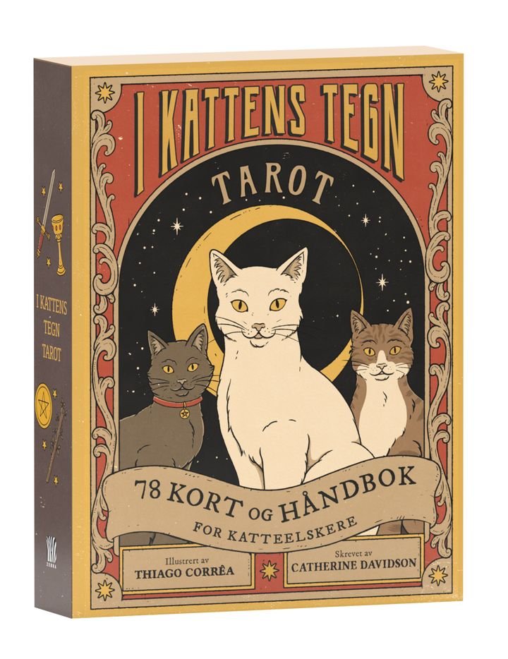 Tarot i kattens tegn av Cathrerine Davidson