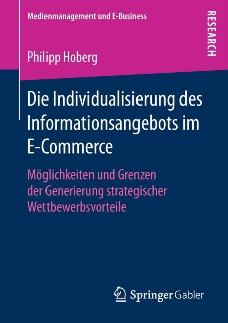 Die Individualisierung des Informationsangebots im E-Commerce