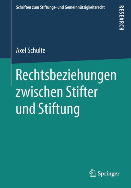 Rechtsbeziehungen zwischen Stifter und Stiftung