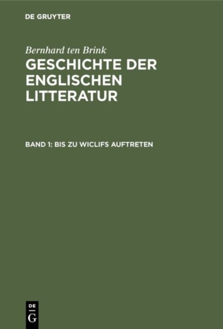 Bis Zu Wiclifs Auftreten