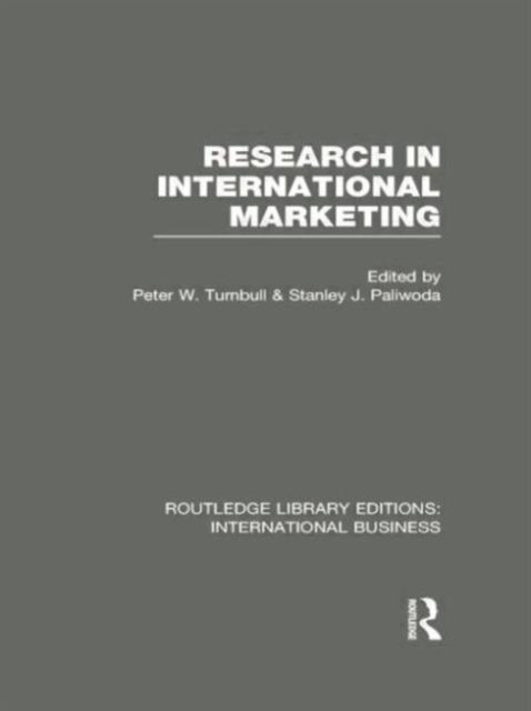 Research in International Marketing
