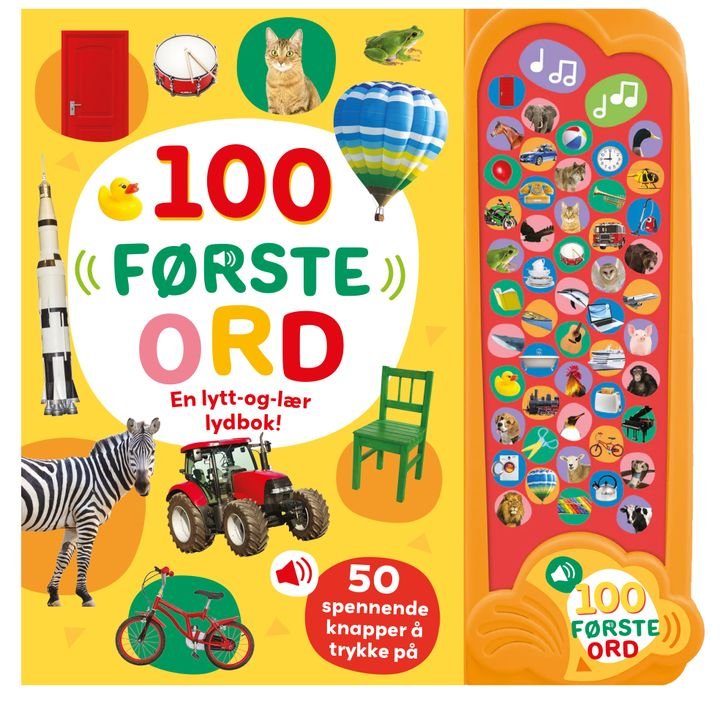 100 første ord - en lytt-og-lær lydbok!