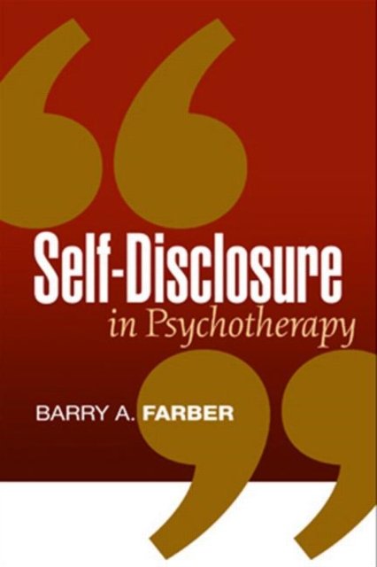 Self-disclosure in Psychotherapy