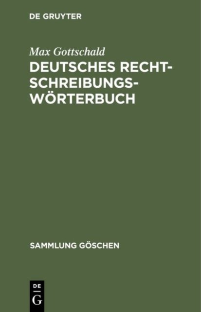 Deutsches Rechtschreibungsworterbuch