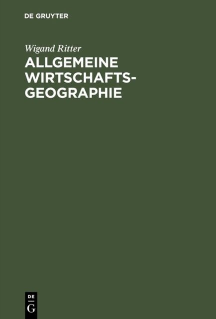 Allgemeine Wirtschaftsgeographie