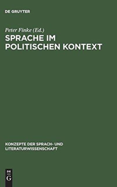 Sprache Im Politischen Kontext