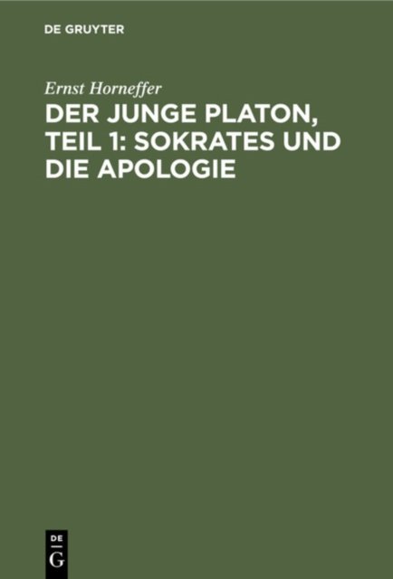 junge Platon, Teil 1: Sokrates und die Apologie
