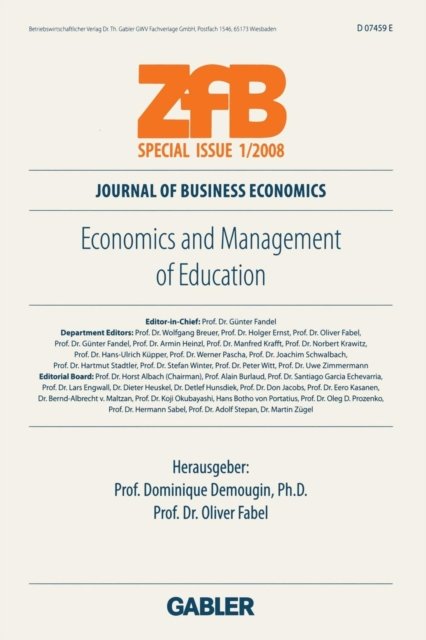 Economics and Management of Education