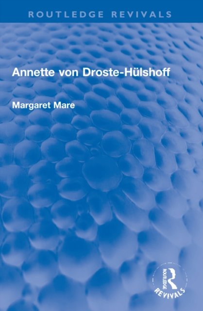 Annette Von Droste-hülshoff