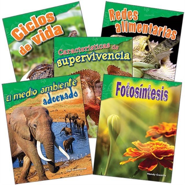Life Science Grade 3 Spanish: 5-Book Set