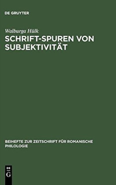 Schrift-Spuren von Subjektivität