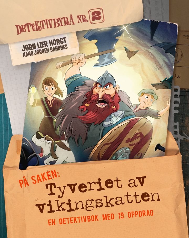 Tyveriet av vikingskatten - en detektivbok med 19 oppdrag