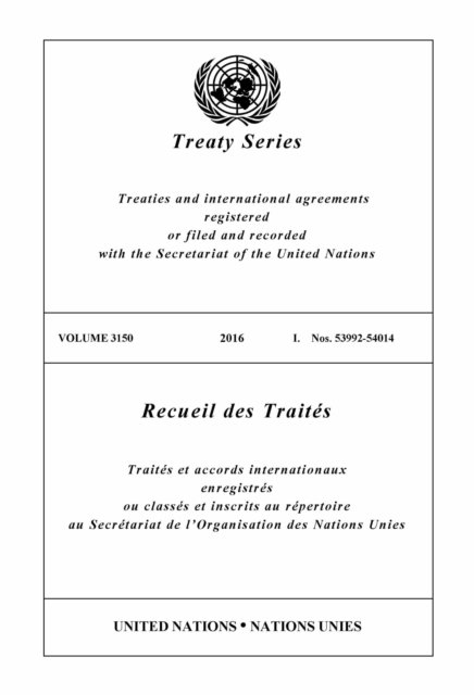 Treaty Series 3150 (English/French Edition)