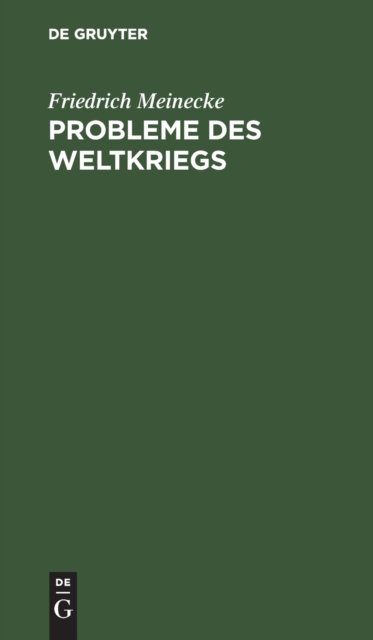 Probleme Des Weltkriegs