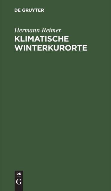 Klimatische Winterkurorte