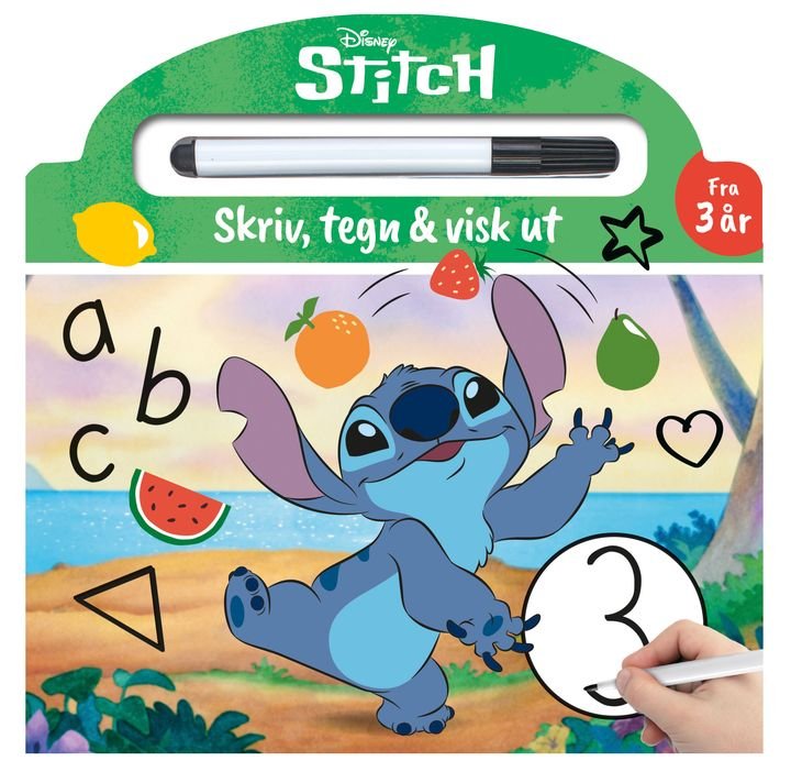 Stitch - Skriv, tegn og visk ut!