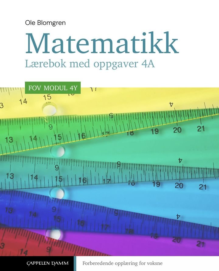 FOV matematikk 4A - matematikk for voksne i FOV, modul 4