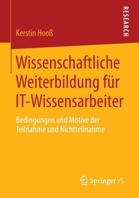 Wissenschaftliche Weiterbildung fur IT-Wissensarbeiter