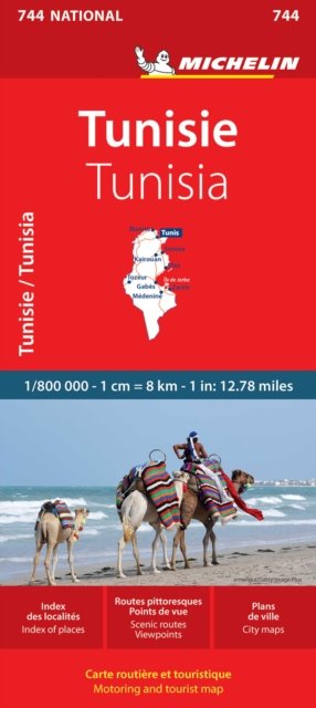 Tunisia - Michelin National Map 744