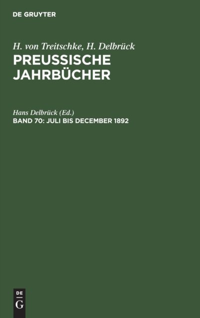Juli Bis December 1892