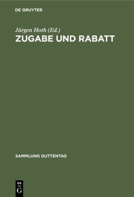 Zugabe Und Rabatt