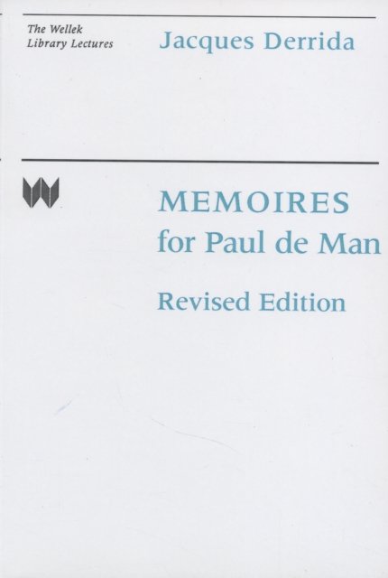 Memoires for Paul De Man (Paper)