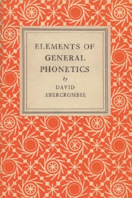 Elements of General Phonetics