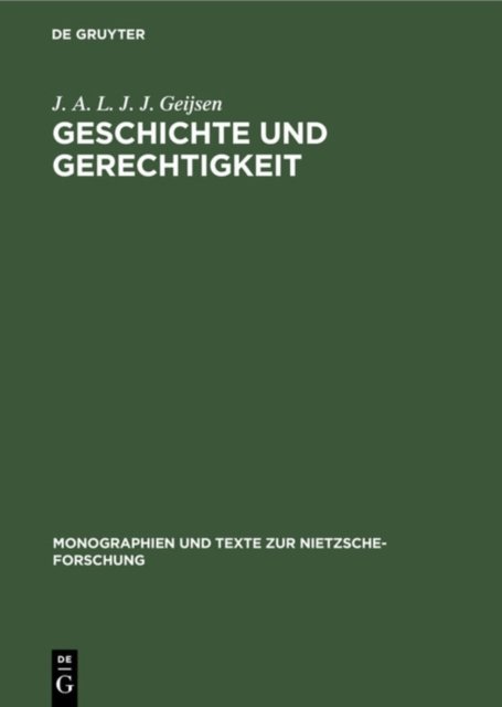 Geschichte Und Gerechtigkeit