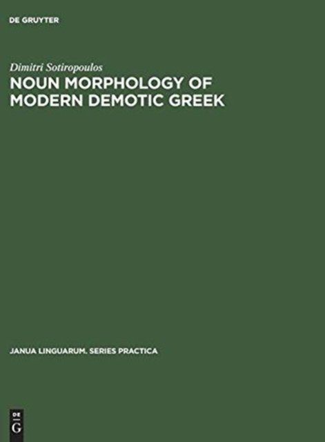 Noun morphology of modern demotic Greek