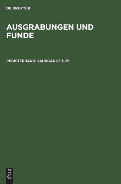 Jahrgange 1-25