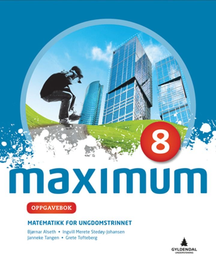 Maximum 8 - Oppgåvebok : matematikk for ungdomssteget