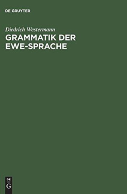 Grammatik Der Ewe-sprache