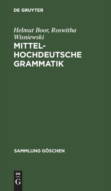Mittelhochdeutsche Grammatik