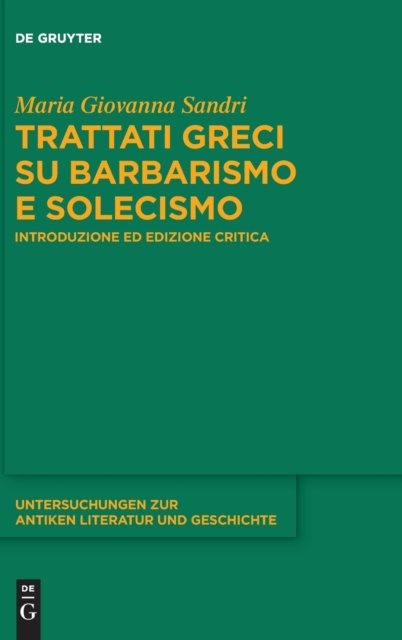 Trattati greci su barbarismo e solecismo