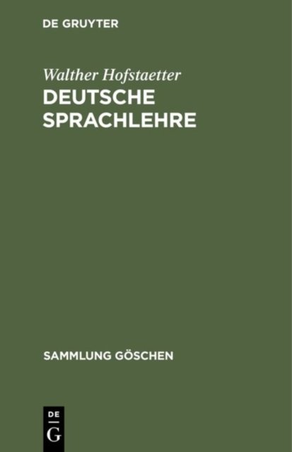 Deutsche Sprachlehre